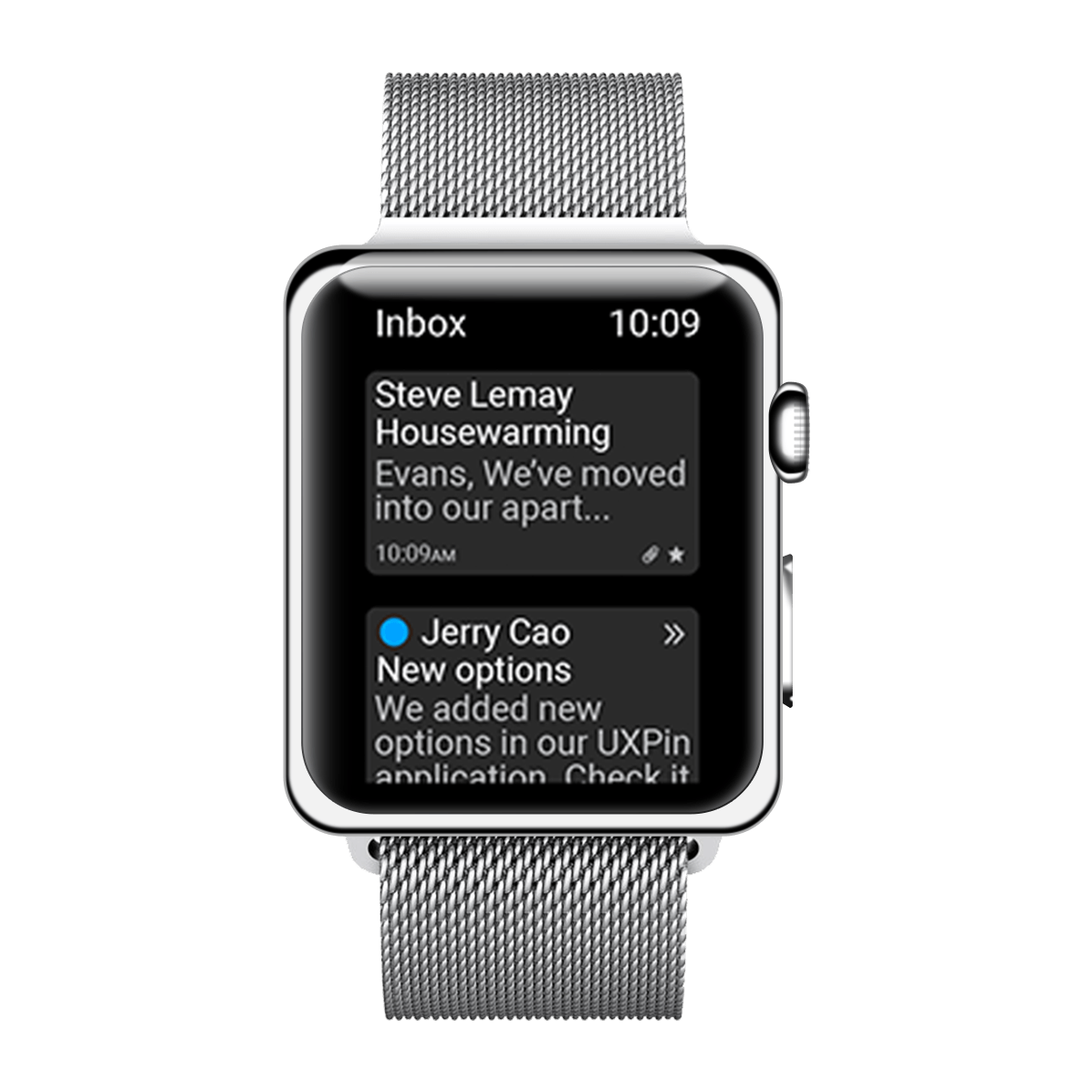 Steel Case Apple Watch
